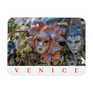 Ímã imã de geladeira de máscaras do Carnaval de Vene