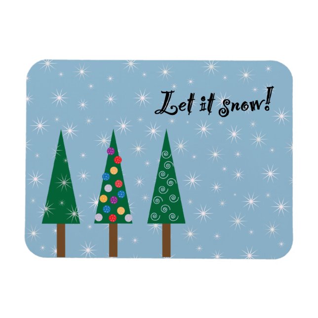 Ímã Imã de geladeira de Natal (Horizontal)