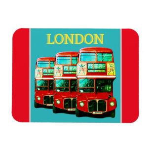 Ímã Imã de geladeira de ônibus de Londres