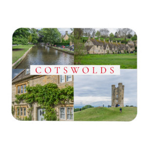 Ímã imã de geladeira de souvenir de Cotswolds