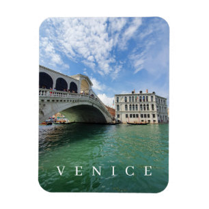 Ímã Imã de geladeira de vista da Ponte Venice Rialto