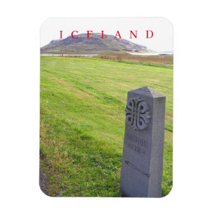 Ímã Imã de geladeira de vista de sinalização de estrad