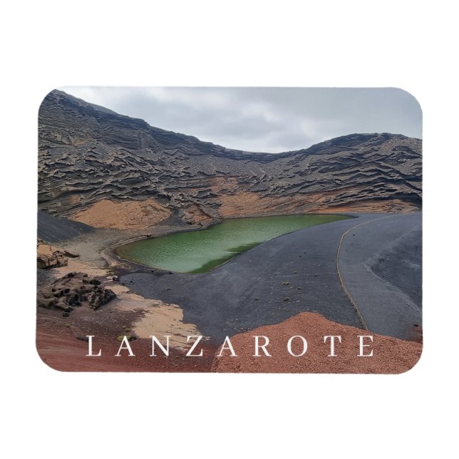 Ímã Imã de geladeira de vista Lanzarote El Golfo (Horizontal)