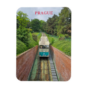 Ímã Imã de geladeira de visualização funicular de Prag