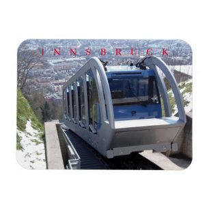 Ímã Imã de geladeira de visualização funicular Innsbru