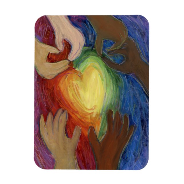 Ímã Imã de geladeira Diversidade, Equidade e Inclusão  (Vertical)