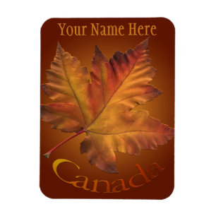 Ímã Imã de geladeira do Canadá Autumn Canada Souveni
