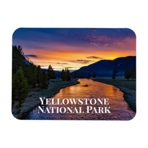 Ímã Imã de geladeira do Parque Nacional Yellowstone