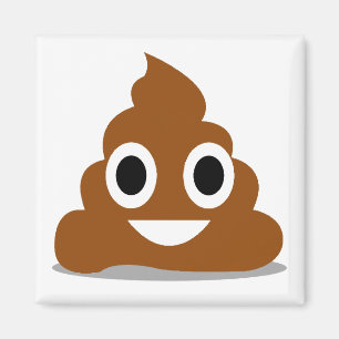 Imã Ímã de Geladeira Emoji Emoticon Engraçado de Cocô