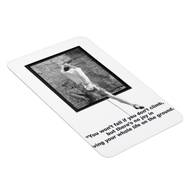 Ímã Imã de geladeira escalada, presente para alpinista (Lado Direito)