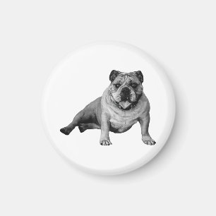 Imã Ímã de Geladeira Férias Bulldog