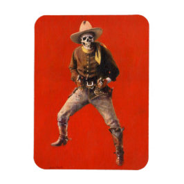 Ímã Imã de geladeira Flexi de Vintage Skeleton