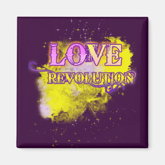 Imã Ímã de Geladeira Love Revolution