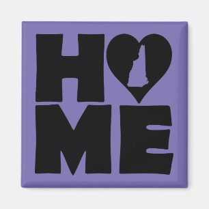 Imã Ímã de Geladeira New Hampshire Home Heart Estado