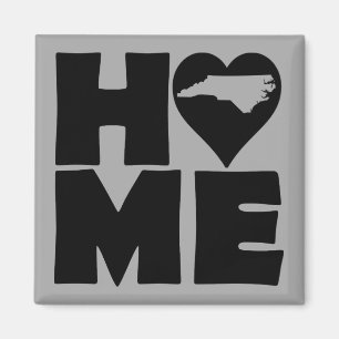 Imã Ímã de Geladeira North Carolina Home Heart State