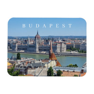 Ímã Imã de geladeira panorâmica Budapeste