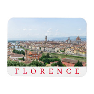 Ímã imã de geladeira panorâmica de Florença