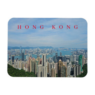 Ímã Imã de geladeira panorâmica de Hong Kong