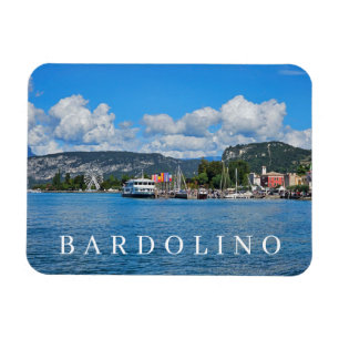 Ímã Imã de geladeira panorâmica do Lago Garda Bardolin