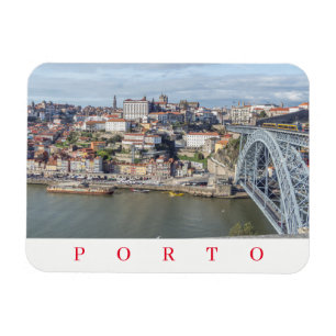 Ímã Imã de geladeira panorâmica do Porto