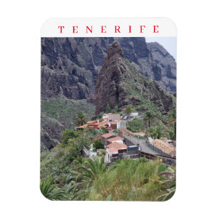 Ímã Imã de geladeira panorâmica Tenerife Masca