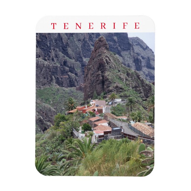 Ímã Imã de geladeira panorâmica Tenerife Masca (Vertical)