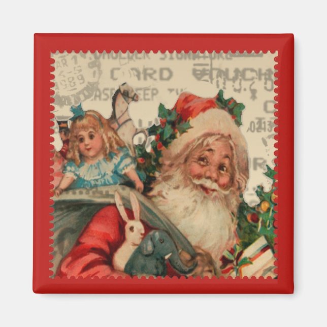 Imã Ímã de Geladeira Papai Noel (Frente)