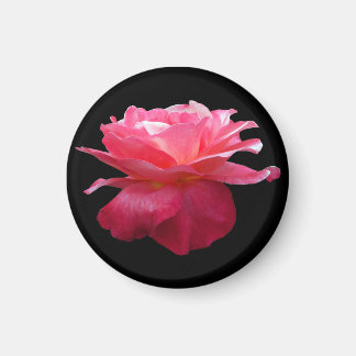Imã Ímã de Geladeira Redondo Rosa Rosa Presente para J