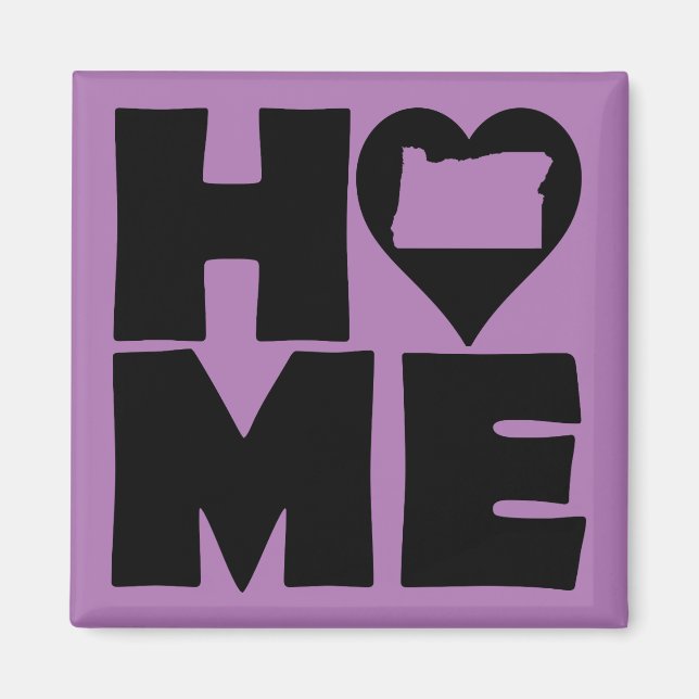 Imã Ímã de Geladeira Washington Home Heart State (Frente)