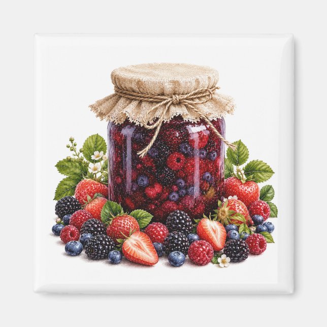 Imã Ímã de Geleia de Frutas  (Frente)
