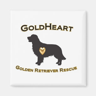 Imã Ímã de GoldHeart GRR com coração Dourado