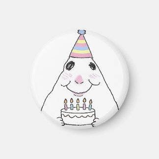 Imã Ímã de hamster engraçado de aniversário