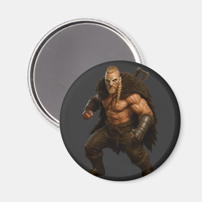 Imã Ímã de Herói Bárbaro Viking (Front/Back)