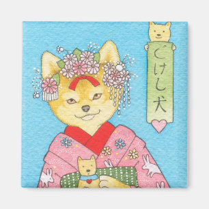 Imã Ímã de Kokeshi Inu