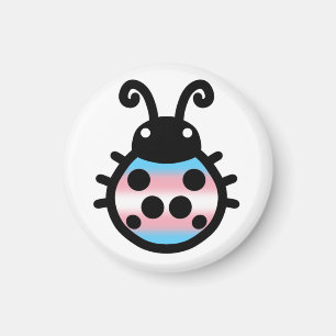 Imã Ímã de Ladybug Orgulho Transgênero