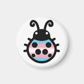 Imã Ímã de Ladybug Orgulho Transgênero