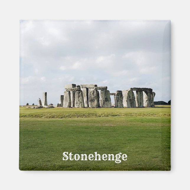 Imã Ímã de lembrança de Stonehenge Inglaterra (Frente)