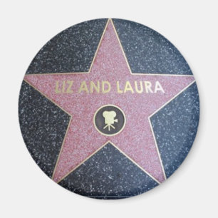 Imã Ímã de Liz e de Laura (estrela de Hollywood)