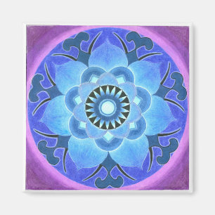 Imã Ímã de Lotus azul