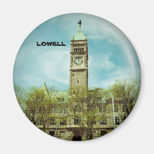 IMÃ ÍMÃ DE LOWELL MASSACHUSETTS DA CÂMARA MUNICIPAL