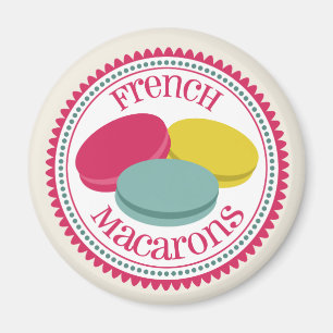 Imã Ímã de Macarons de três franceses