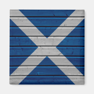Imã Ímã de madeira da textura da prancha de Scotland