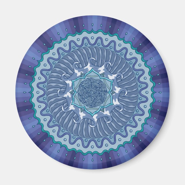 Imã Ímã de Mandala de Água (Frente)