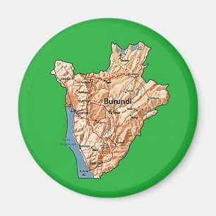 Imã Ímã de Mapa do Burundi