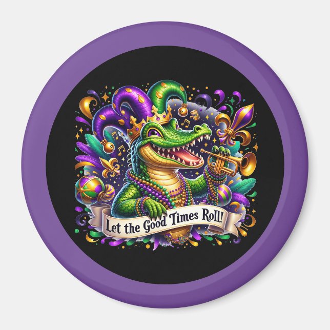 Imã Ímã de Mardi Gras (Frente)