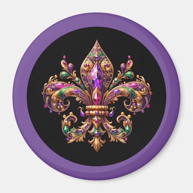 Imã Ímã de Mardi Gras (Frente)