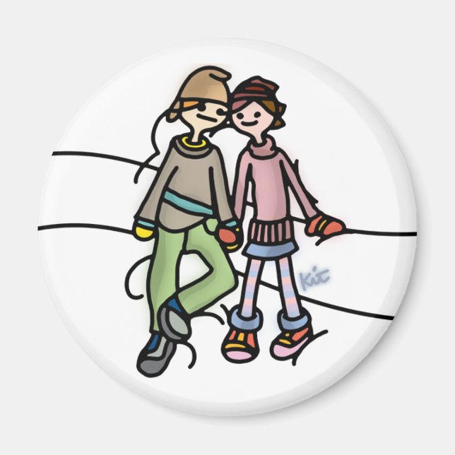 Imã ímã de memória. (Frente)