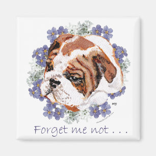 Imã Ímã de Memória do Bulldog Inglês