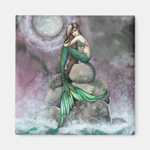 Imã Ímã de Mermaid Verde por Molly Harrison