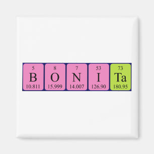 Imã ímã de mesa periódica Bonita